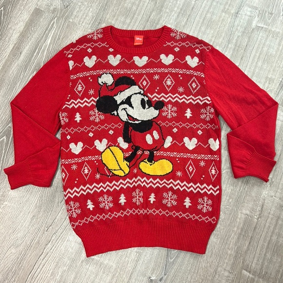 Disney Sweaters Disney Mickey Mouse Ugly Christmas Sweater Poshmark